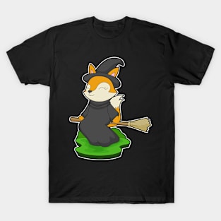 Fox Halloween Witch T-Shirt